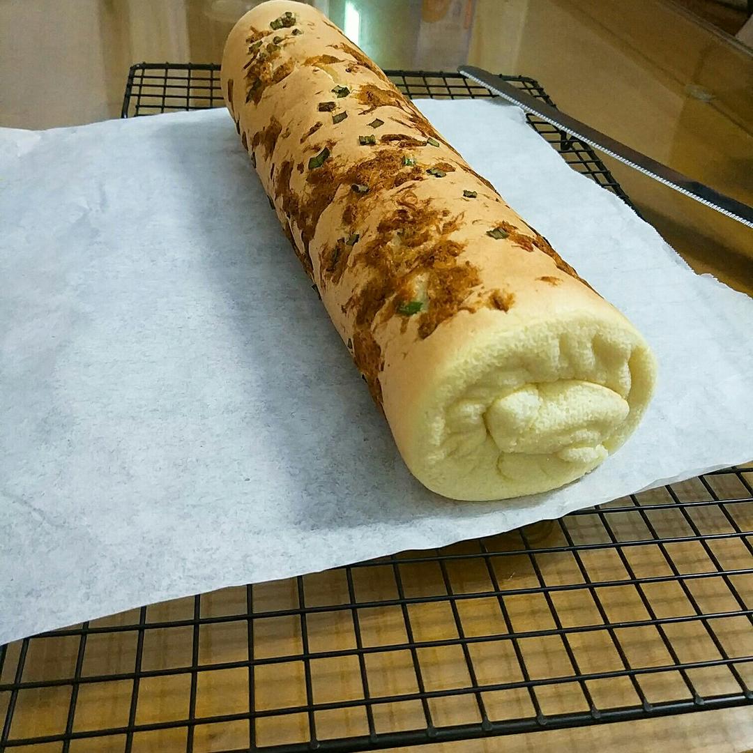 香葱肉松蛋糕卷