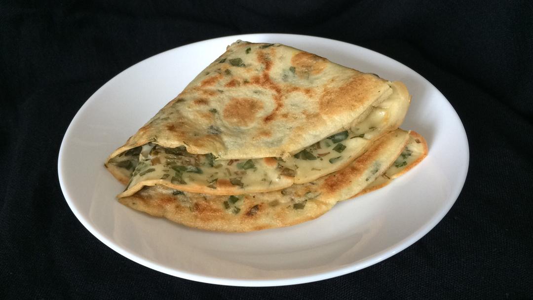 悠然筱筑做的马齿苋鸡蛋饼