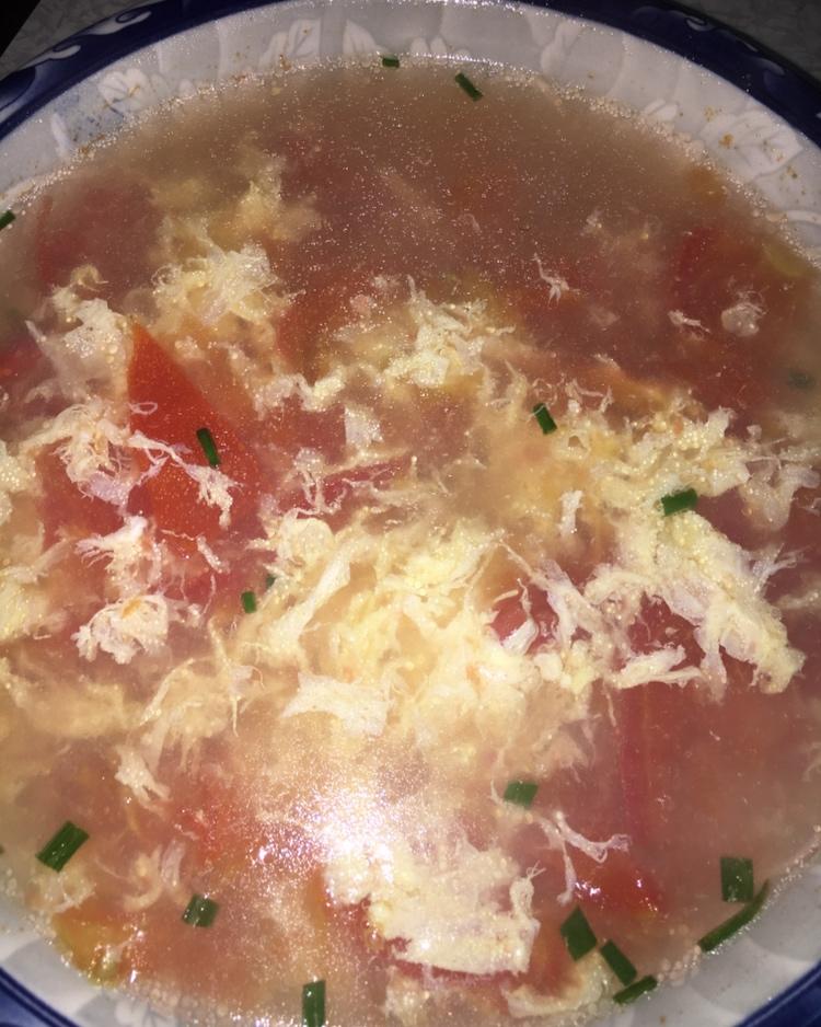 好喝到爆的西红柿鸡蛋汤