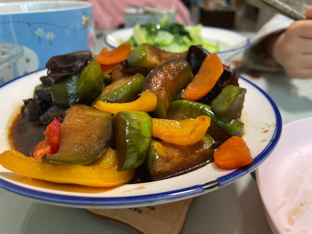 辣椒炒茄子