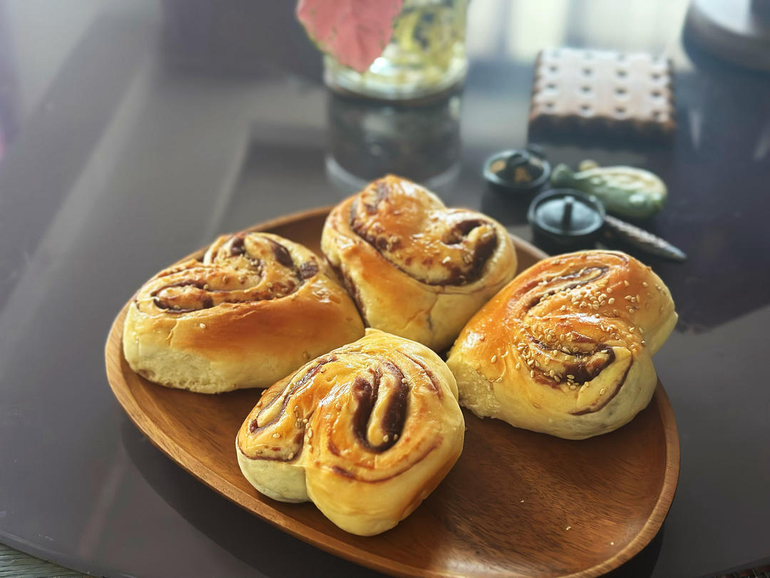 豆沙面包|包含5种整形方法|干货篇