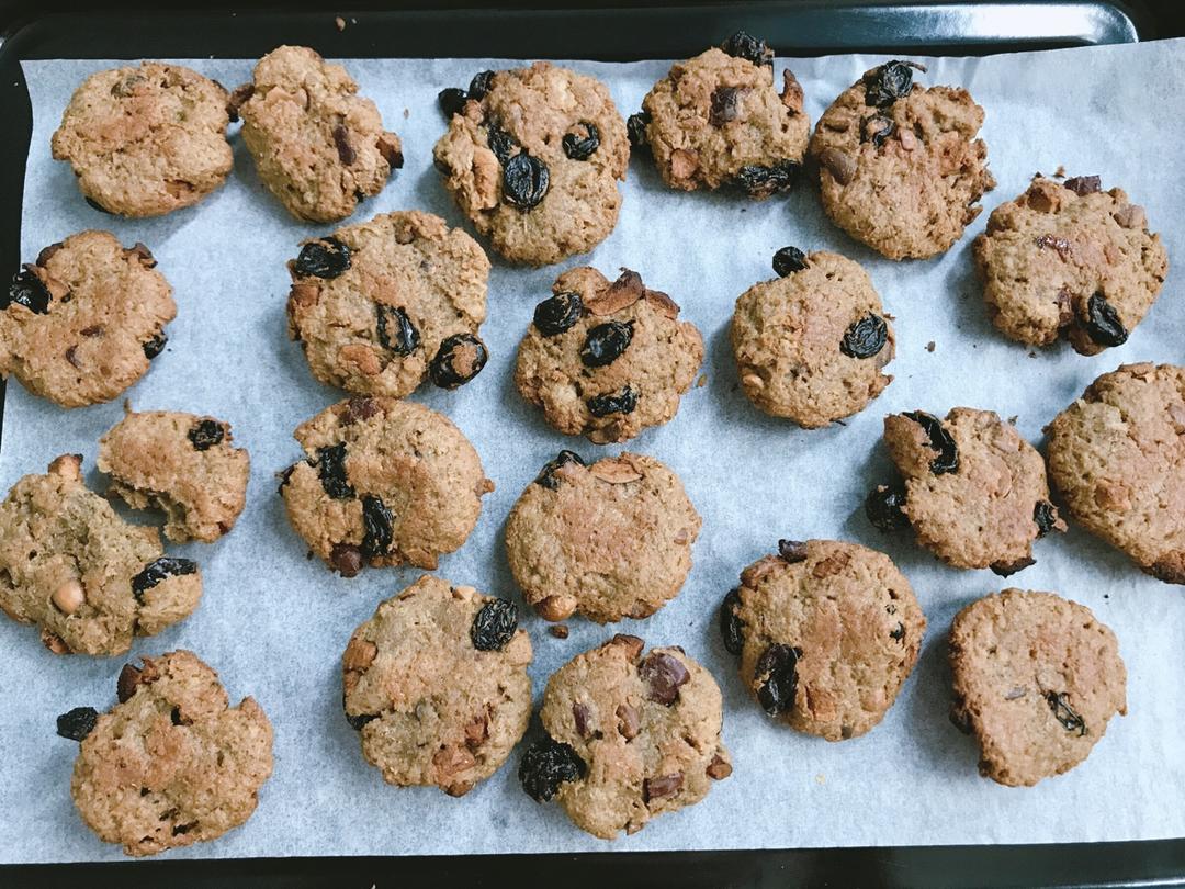 低脂果仁燕麦饼干