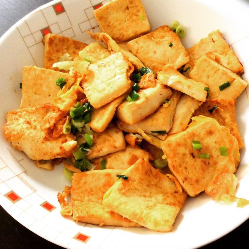 蚝油嫩豆腐