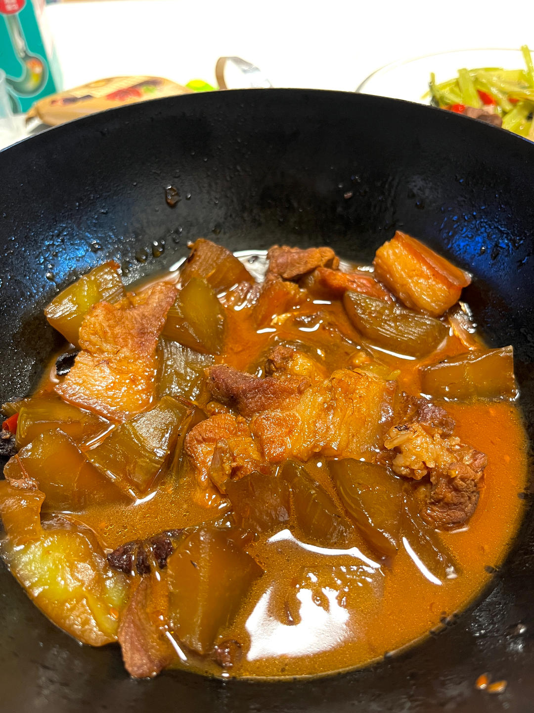 莴笋干香菇烧肉