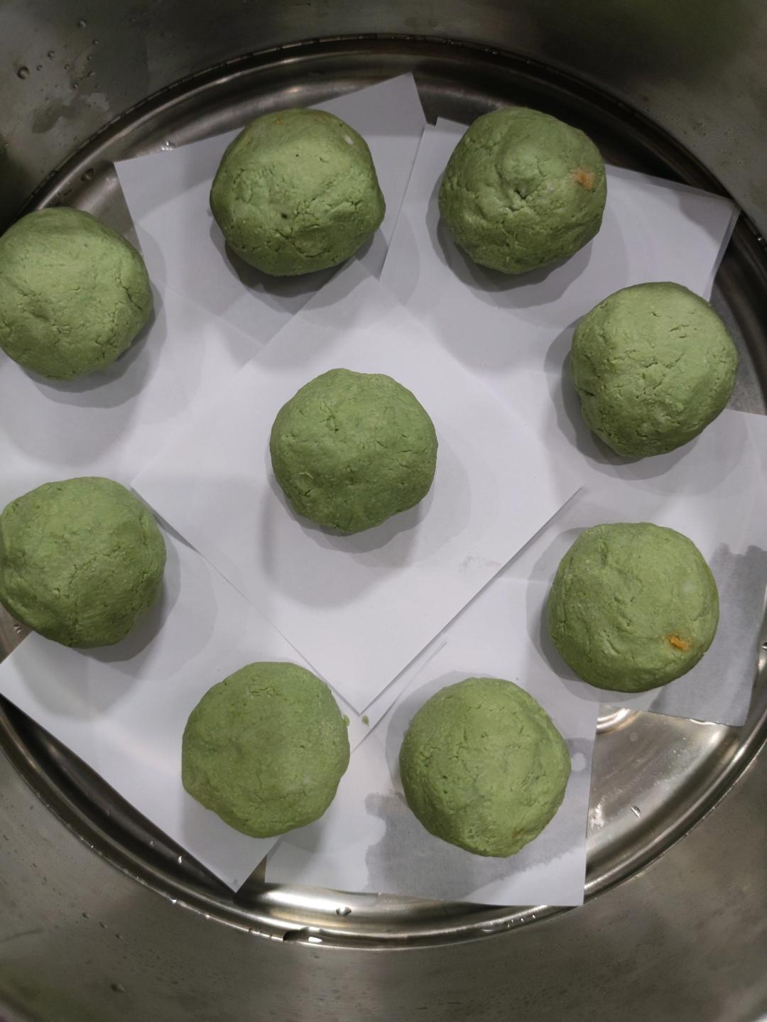 青团（艾草粉版不开裂不塌陷）