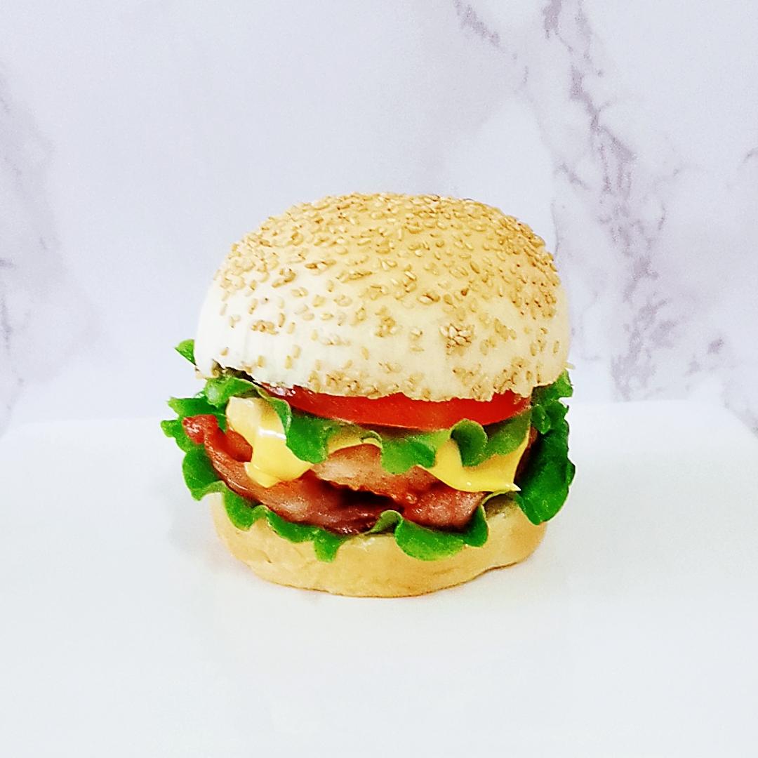 培根鲜虾堡双层芝士汉堡王92汉堡胚～虾堡巨无霸的做法 步骤29