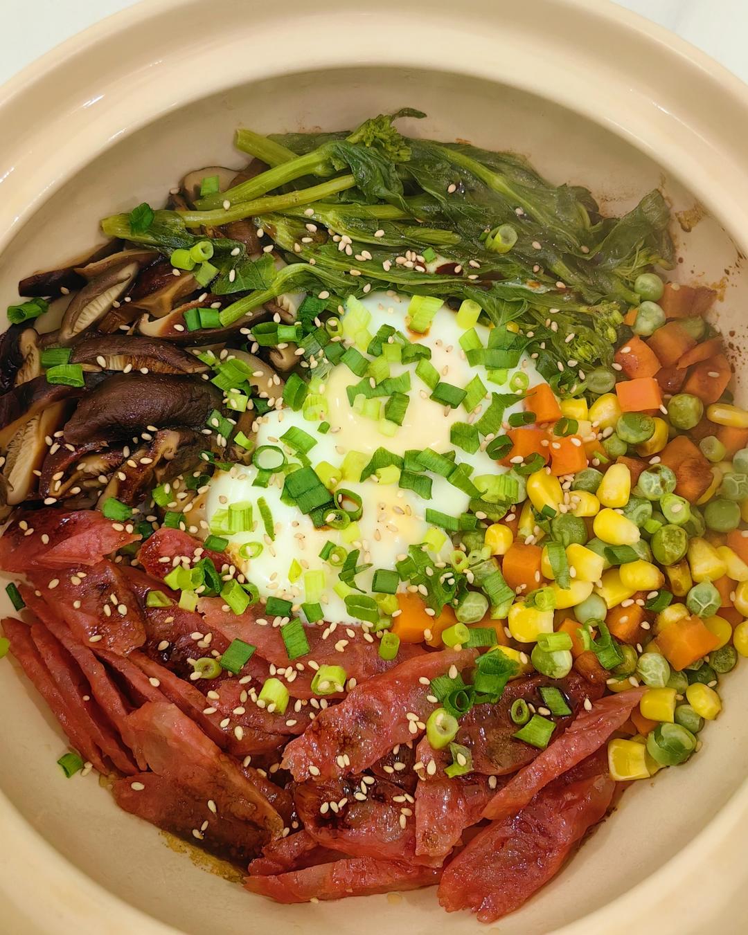 香肠煲仔饭