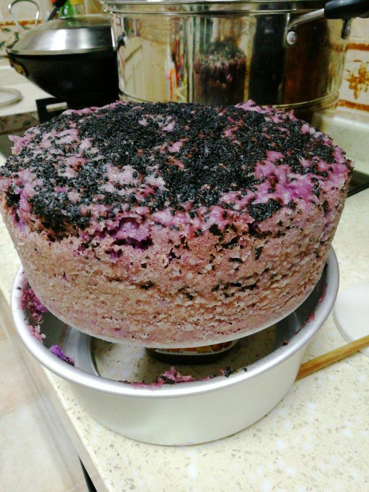 紫薯发糕