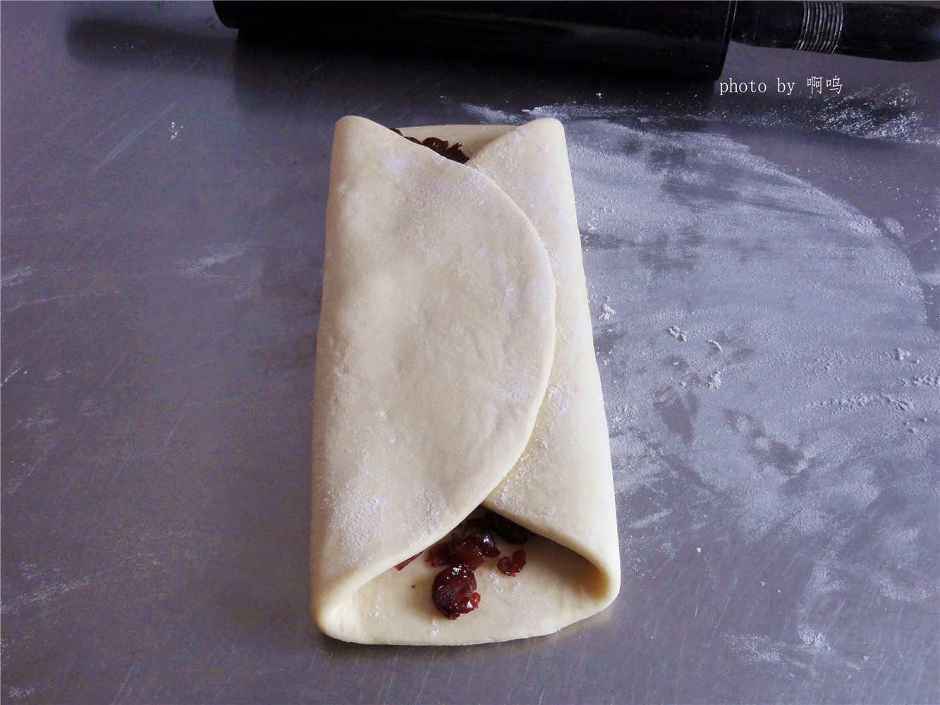 蔓越莓优格小面包块的做法 步骤7