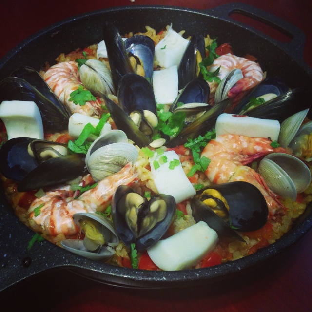 【曼食慢语】Seafood Paella 西班牙海鲜饭