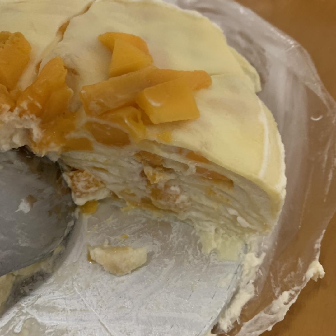 零基础做芒果千层蛋糕（8寸）