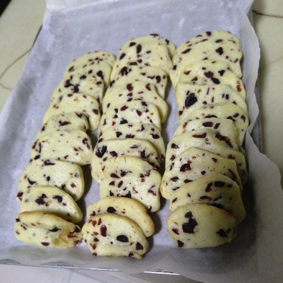 低糖少油版蔓越莓饼干