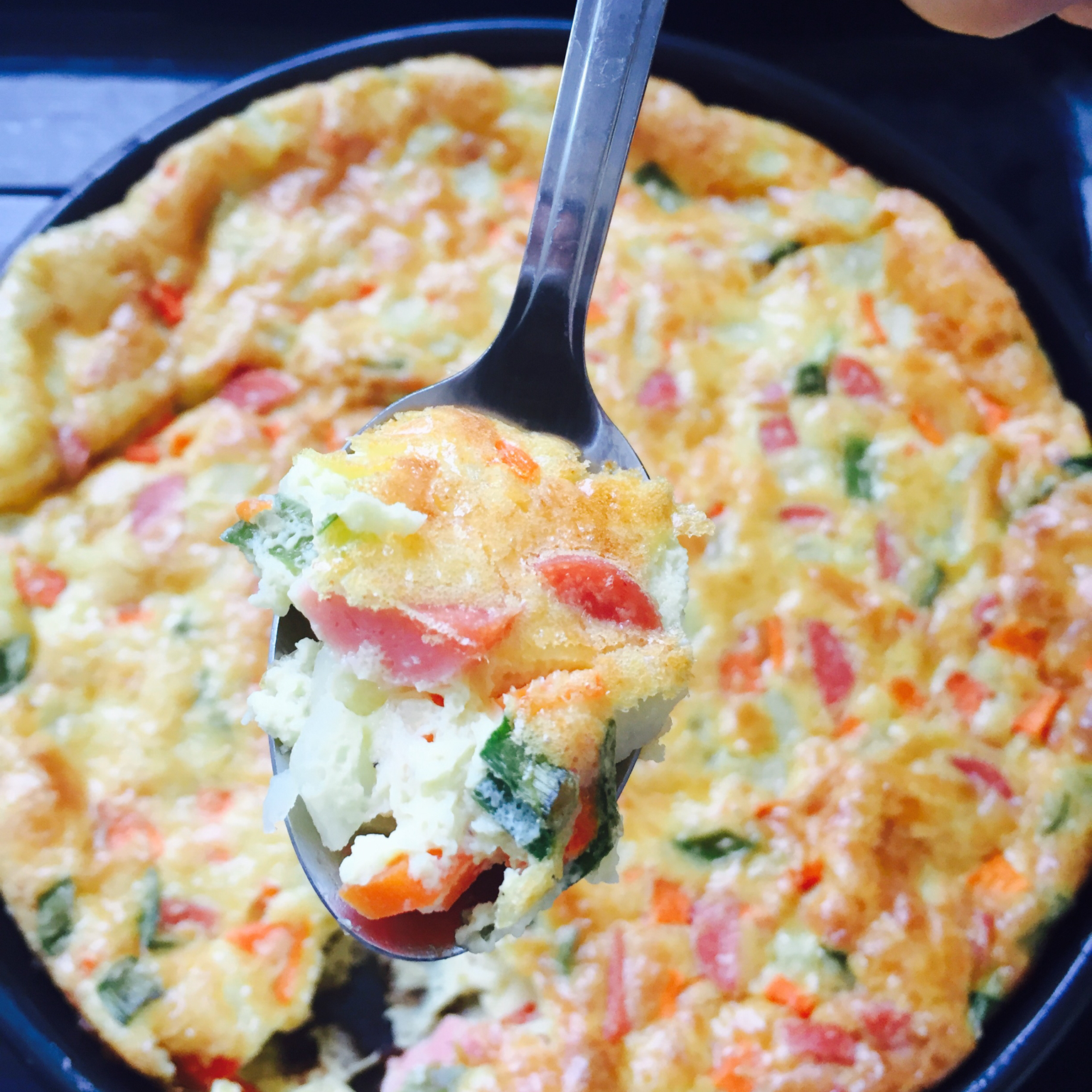 大果实妈妈做的蔬菜烘蛋