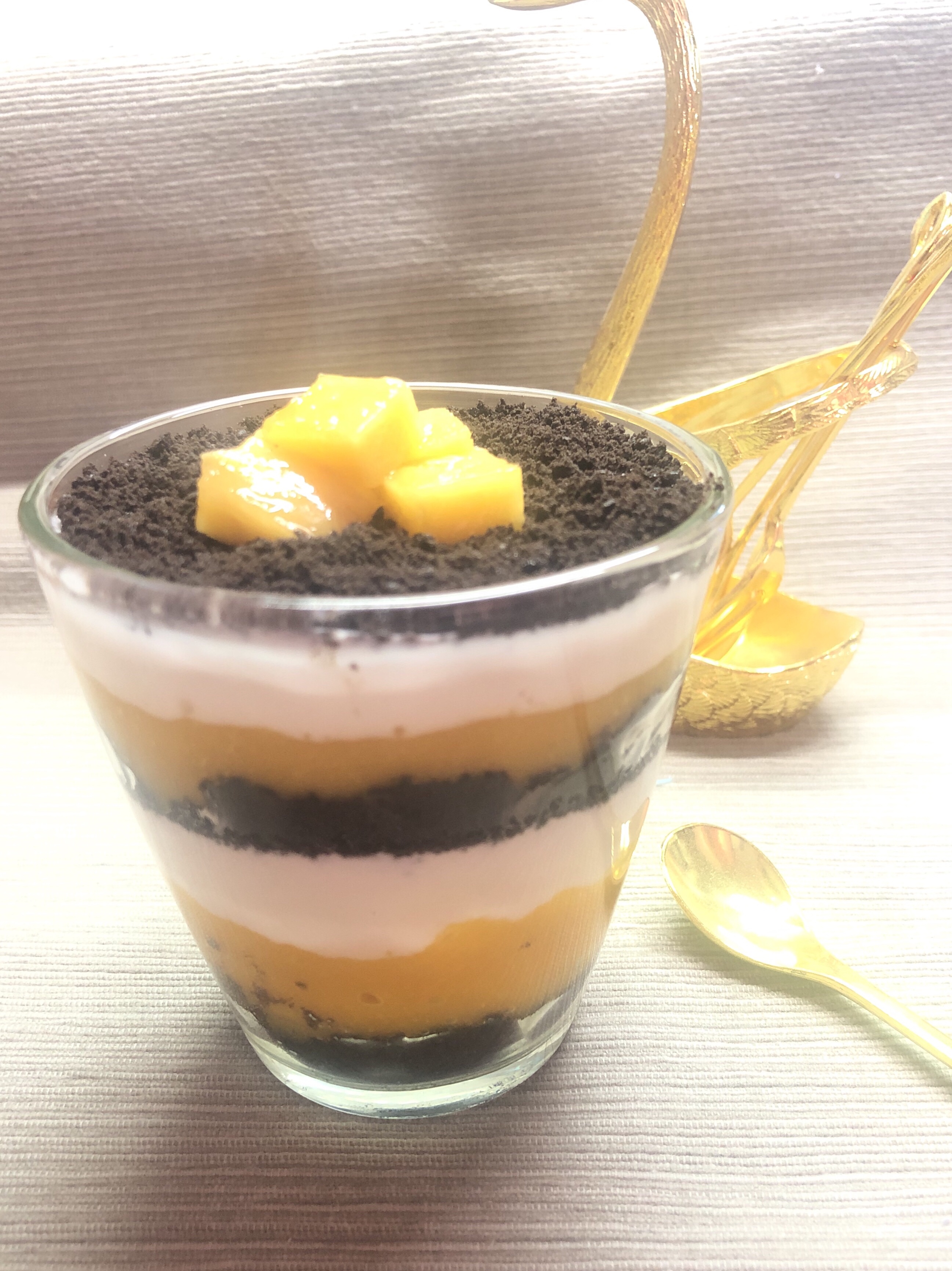 【下午茶】芒果🥭酸奶奥利奥的做法