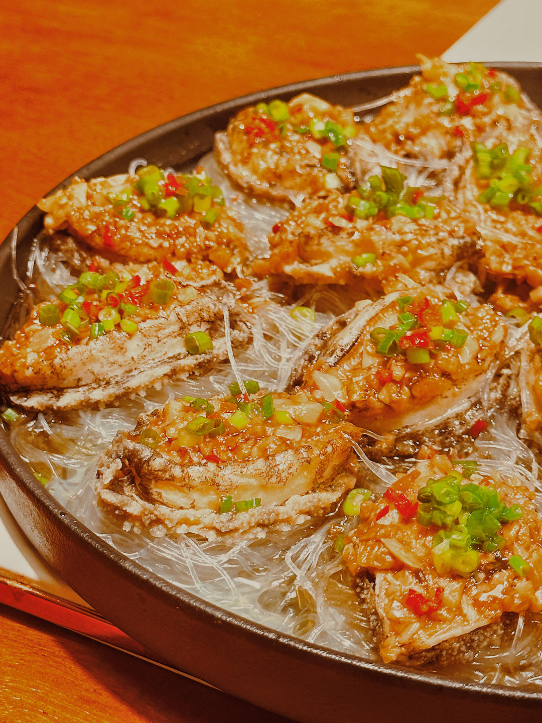 海鲜大餐|蒜蓉粉丝蒸虾&扇贝&鲍鱼