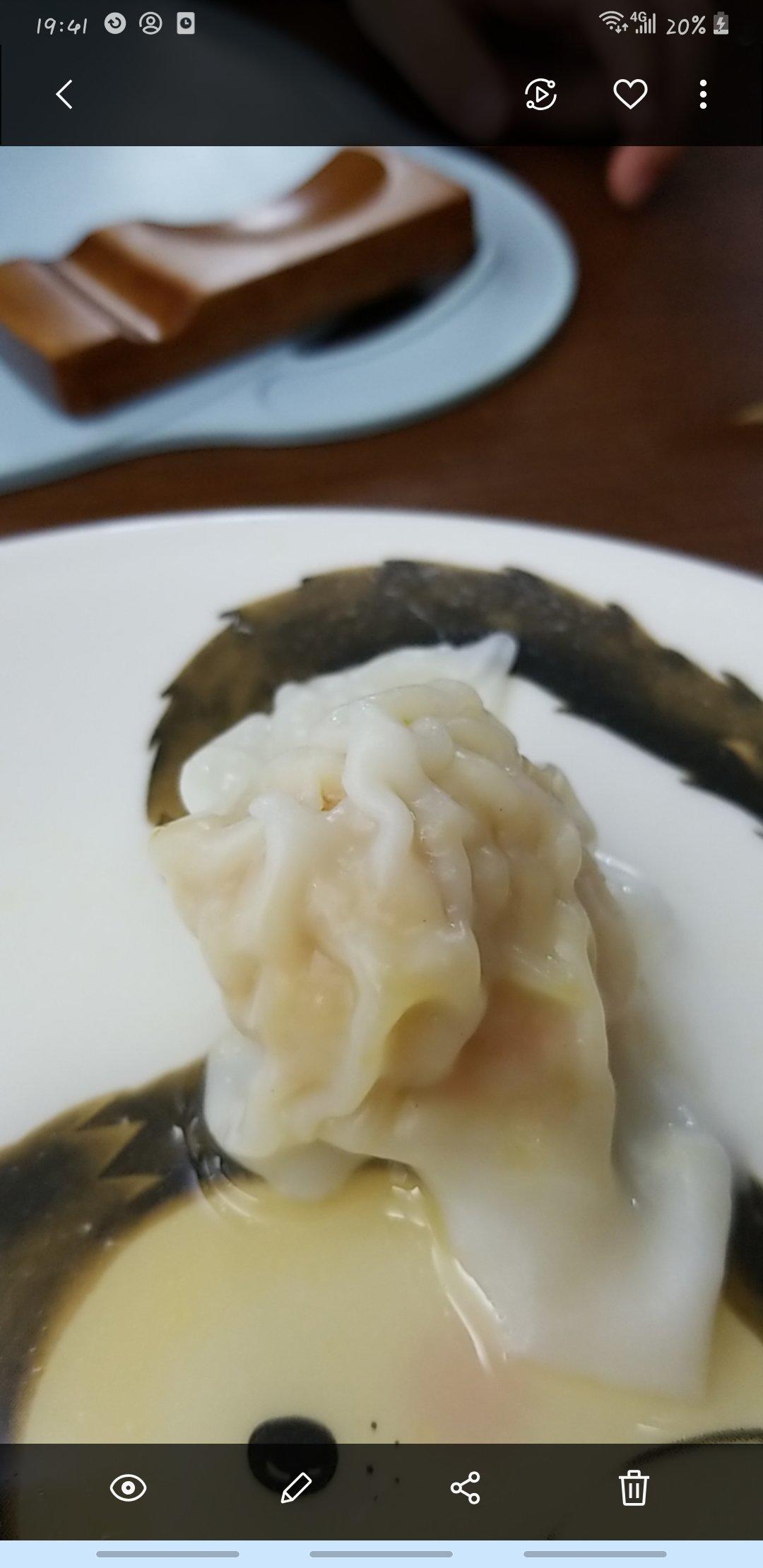 鲜肉虾仁花朵🌺小馄饨