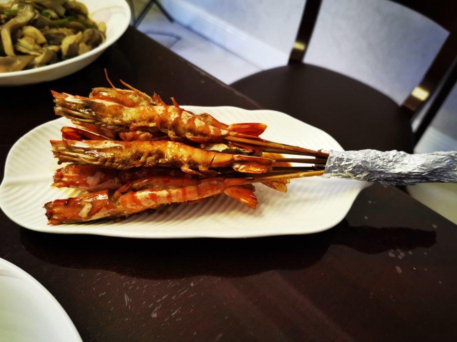 在家也能做出日料店的盐烤大虾~