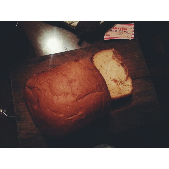 超级好吃的原味面包（面包机版）