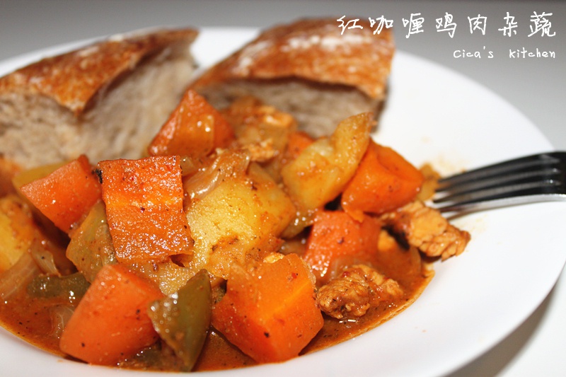 泰式红咖喱鸡