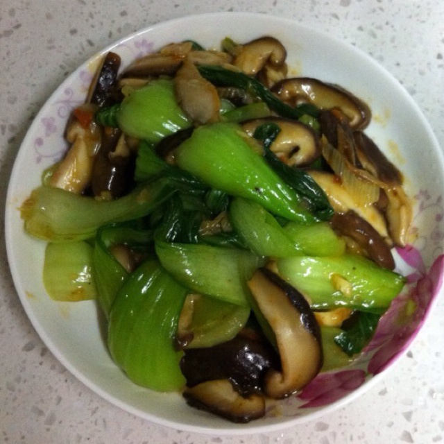 蚝油香菇油菜