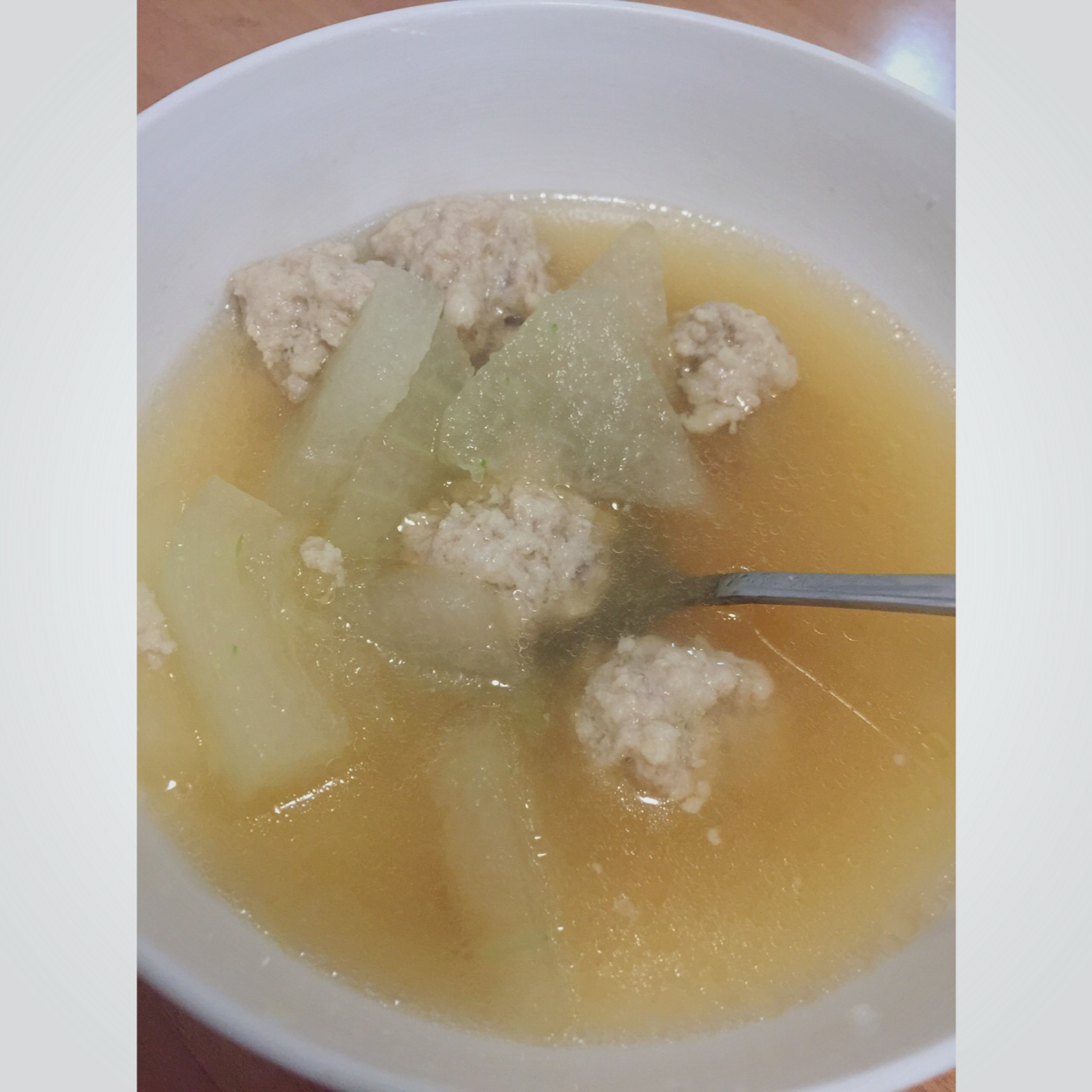 冬瓜汆丸子汤