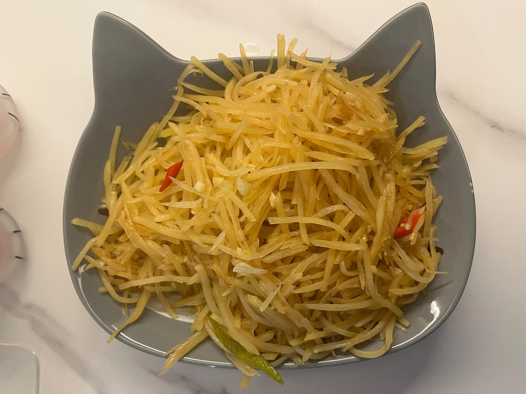 酸辣土豆丝的家常做法 超级下饭