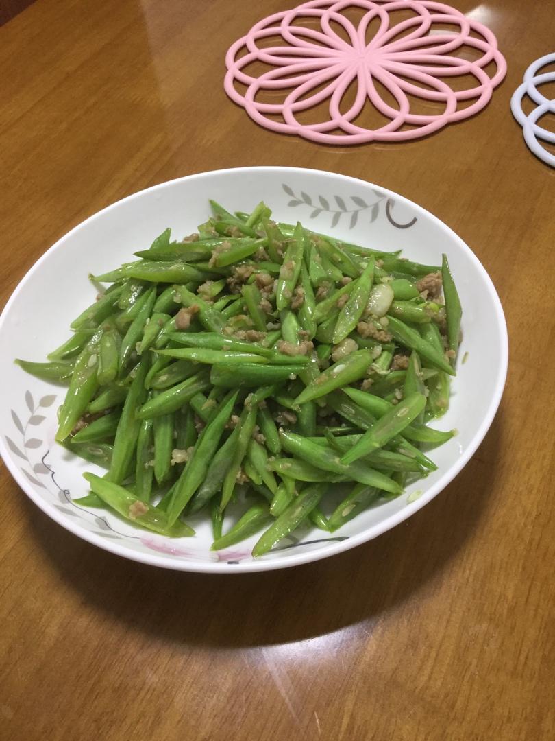 家常小炒四季豆