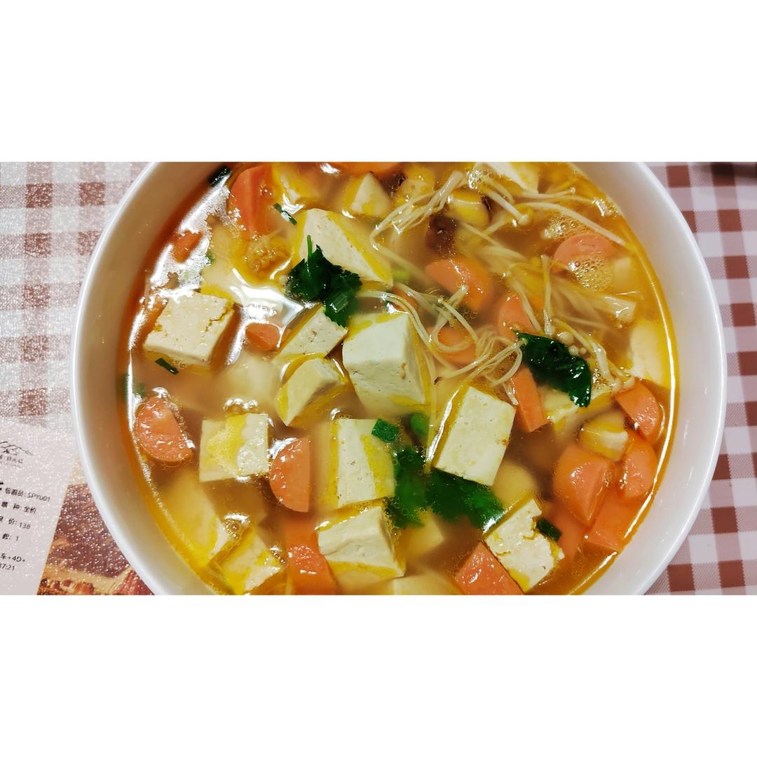 金汤豆腐羹