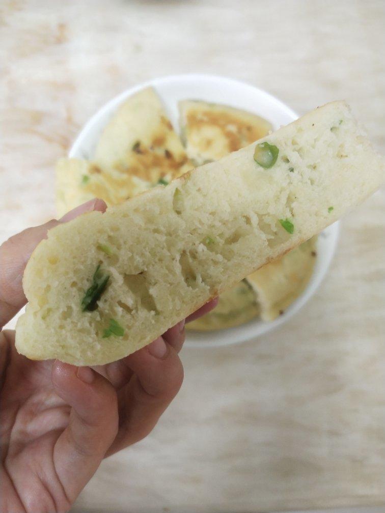 手不沾面做发面大饼