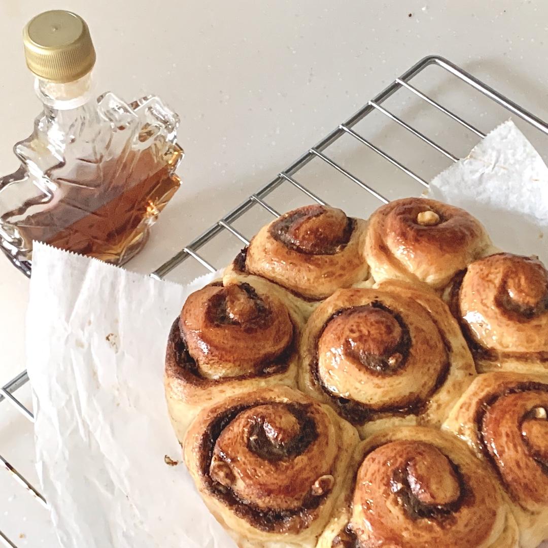 瑞典肉桂卷（附鲜酵母、活性干酵母、即时酵母用量换算公式）