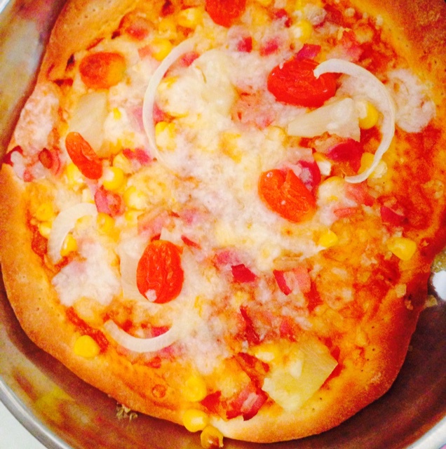 夏威夷pizza（附饼底冷冻法）