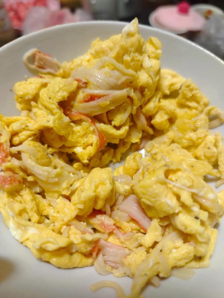 五分钟完成✅超级好吃的蟹柳蛋滑三明治❗️