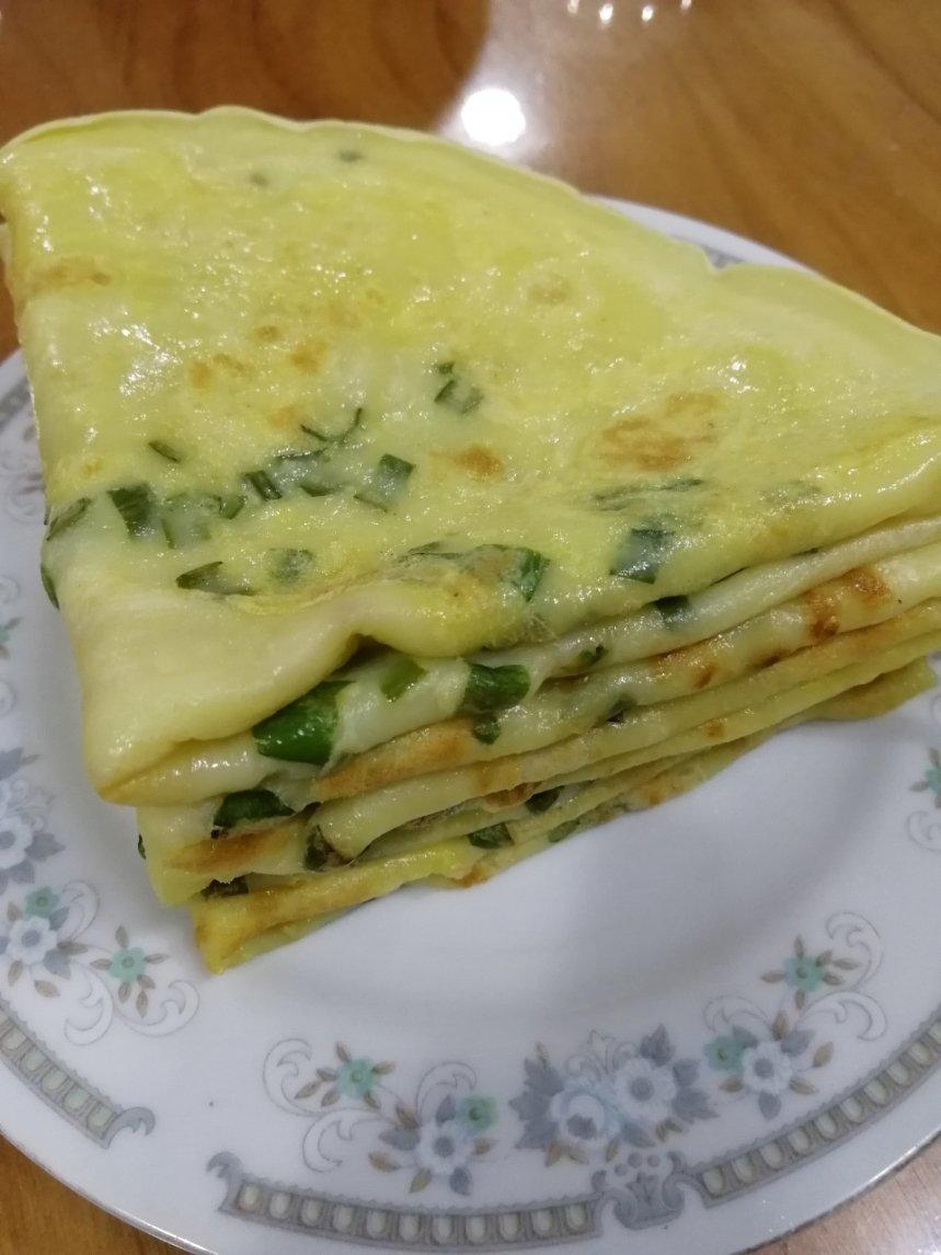 葱花鸡蛋饼