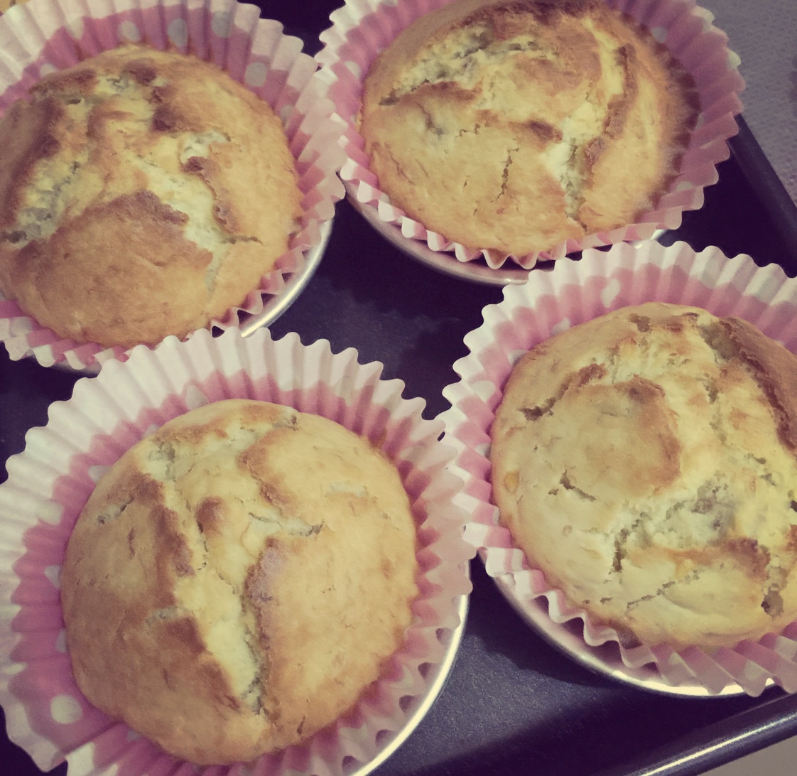 马芬 纸杯蛋糕cupcake香蕉松糕