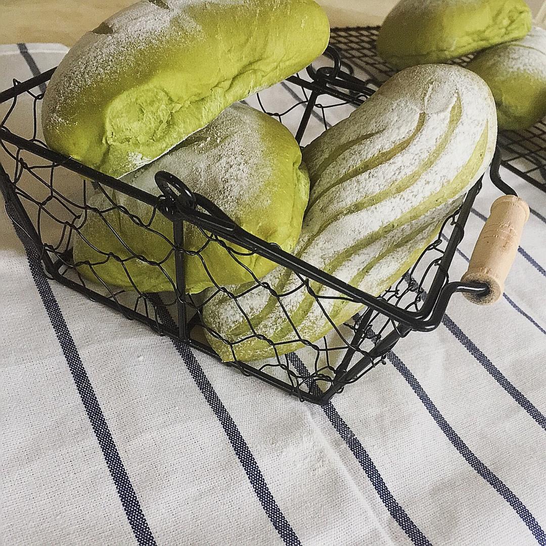 抹茶蜜豆乳酪软欧