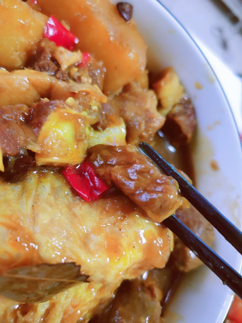 【下饭】萝卜芋头牛腩煲