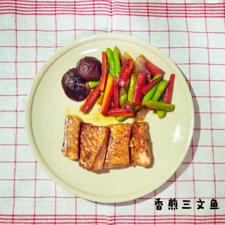 香煎三文鱼