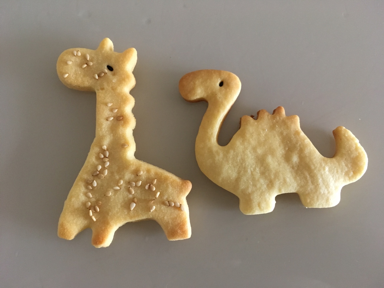 动物饼干（恐龙，长颈鹿）的做法