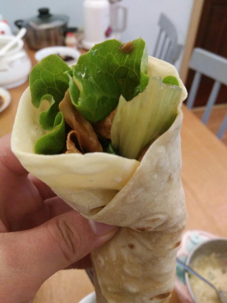 自制老北京鸡肉卷的皮😂的做法