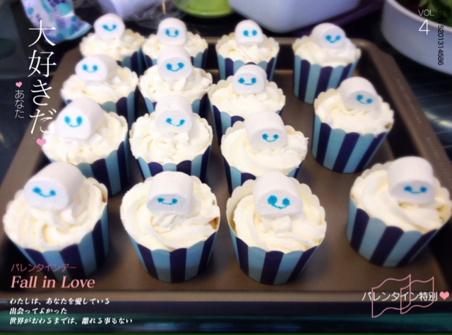 超能陆战队大白杯子蛋糕