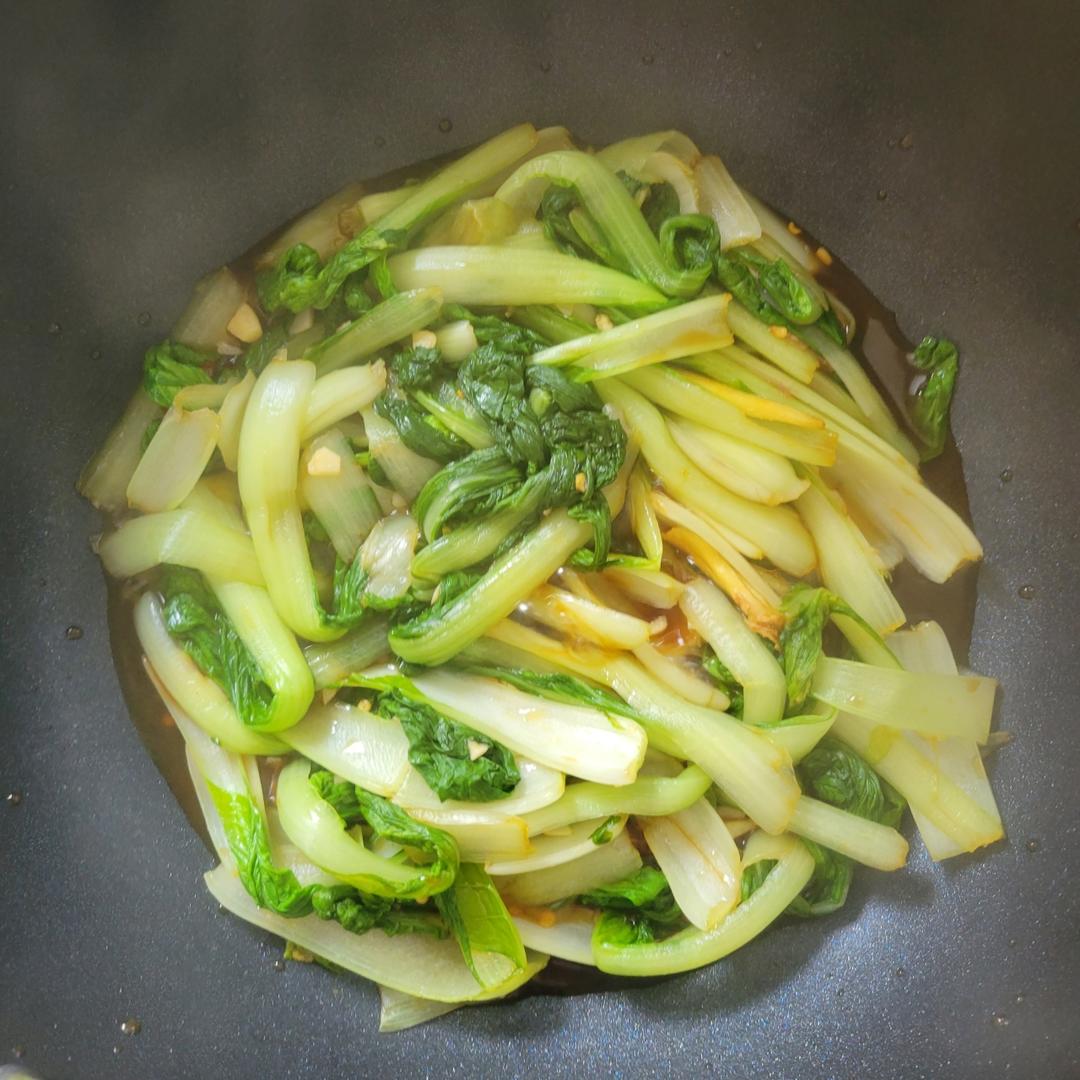 清炒小白菜 简单好吃
