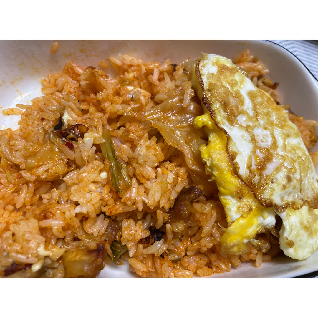 独家超简单 韩式泡菜炒饭