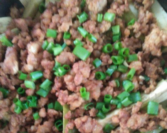 肉末蒸茄子