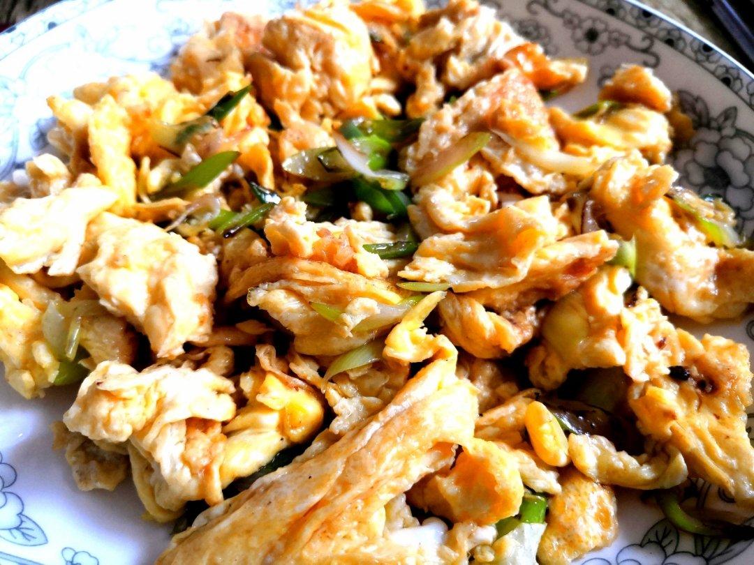 大葱炒鸡蛋