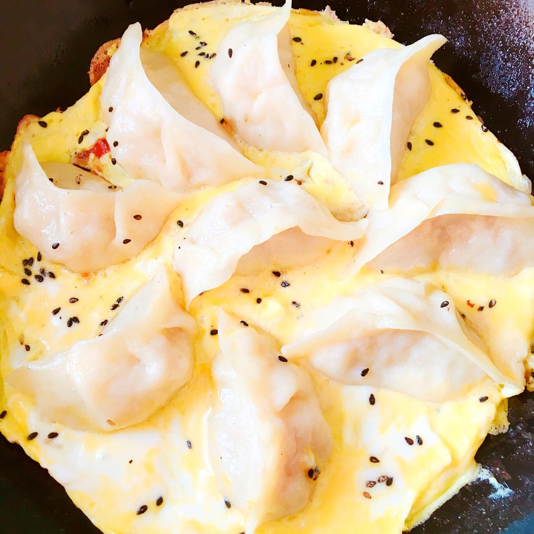 懒人快手抱蛋煎饺