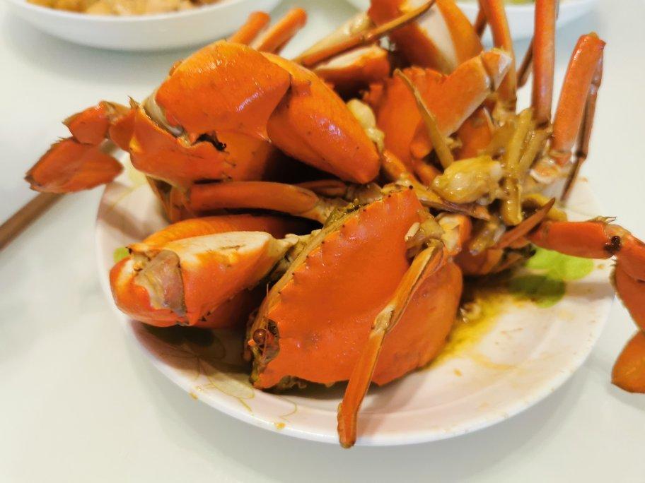 对半煎螃蟹、蟳、梭子蟹（福建闽东沿海特色家常做法）