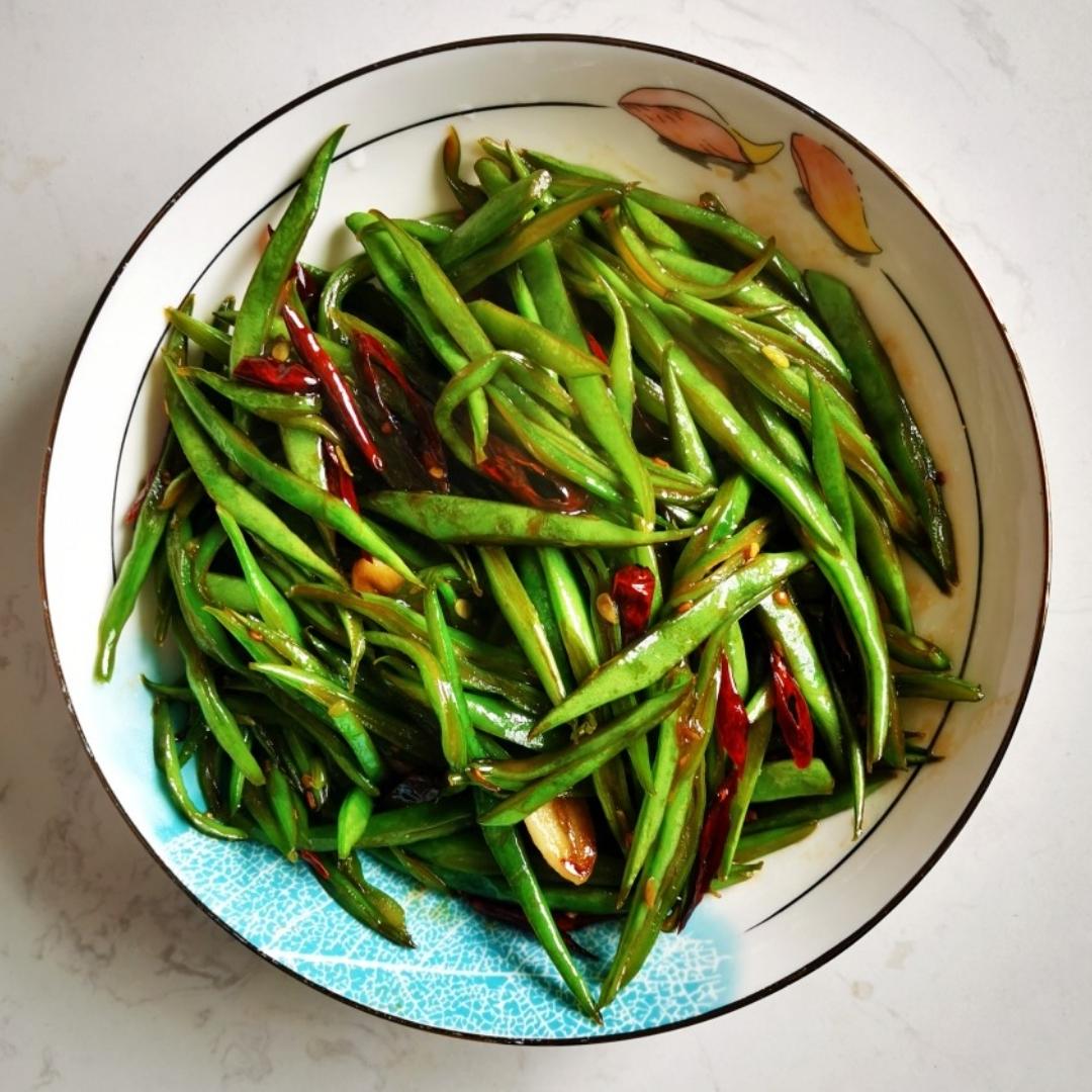 强烈推荐🔥非常下饭的😜“干辣椒爆炒豇豆”