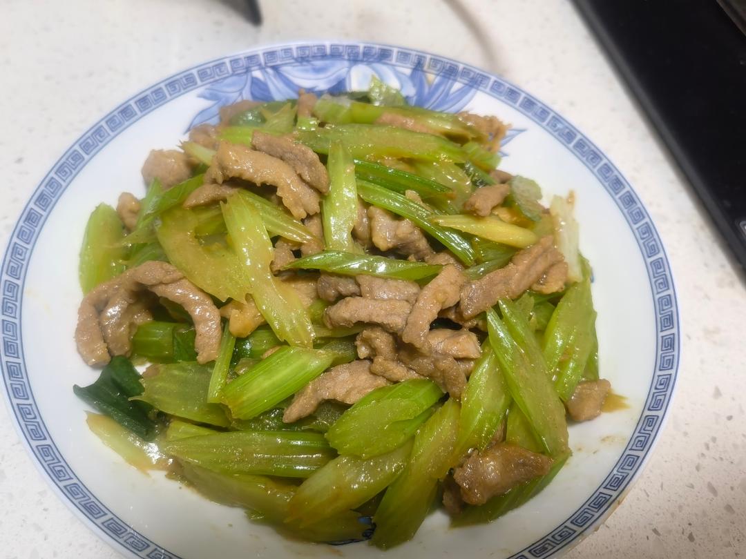 羊肉炒芹菜