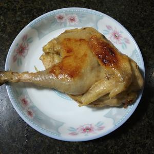 简单的电饭锅版盐焗鸡的做法 步骤4