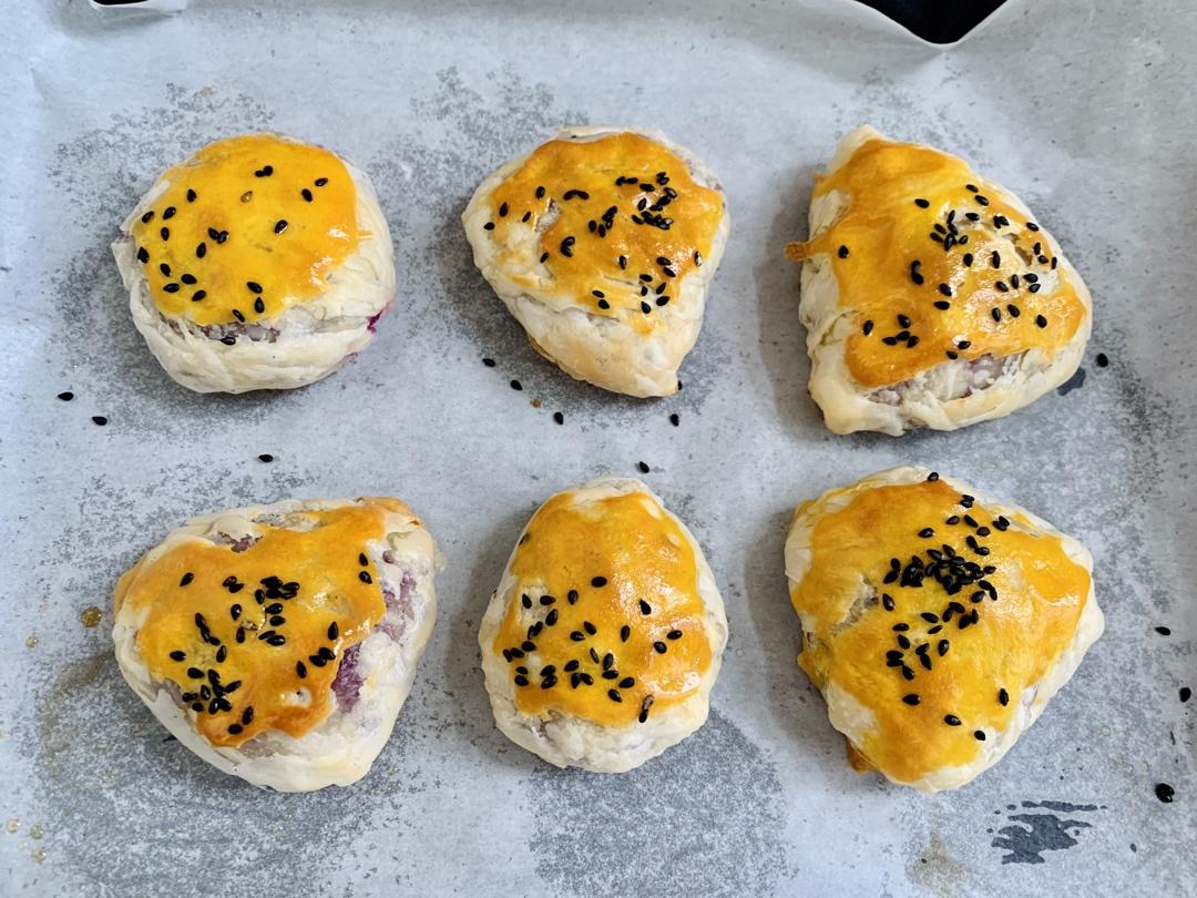💡手抓饼新吃法｜零失败～🌟紫薯酥饼🌟